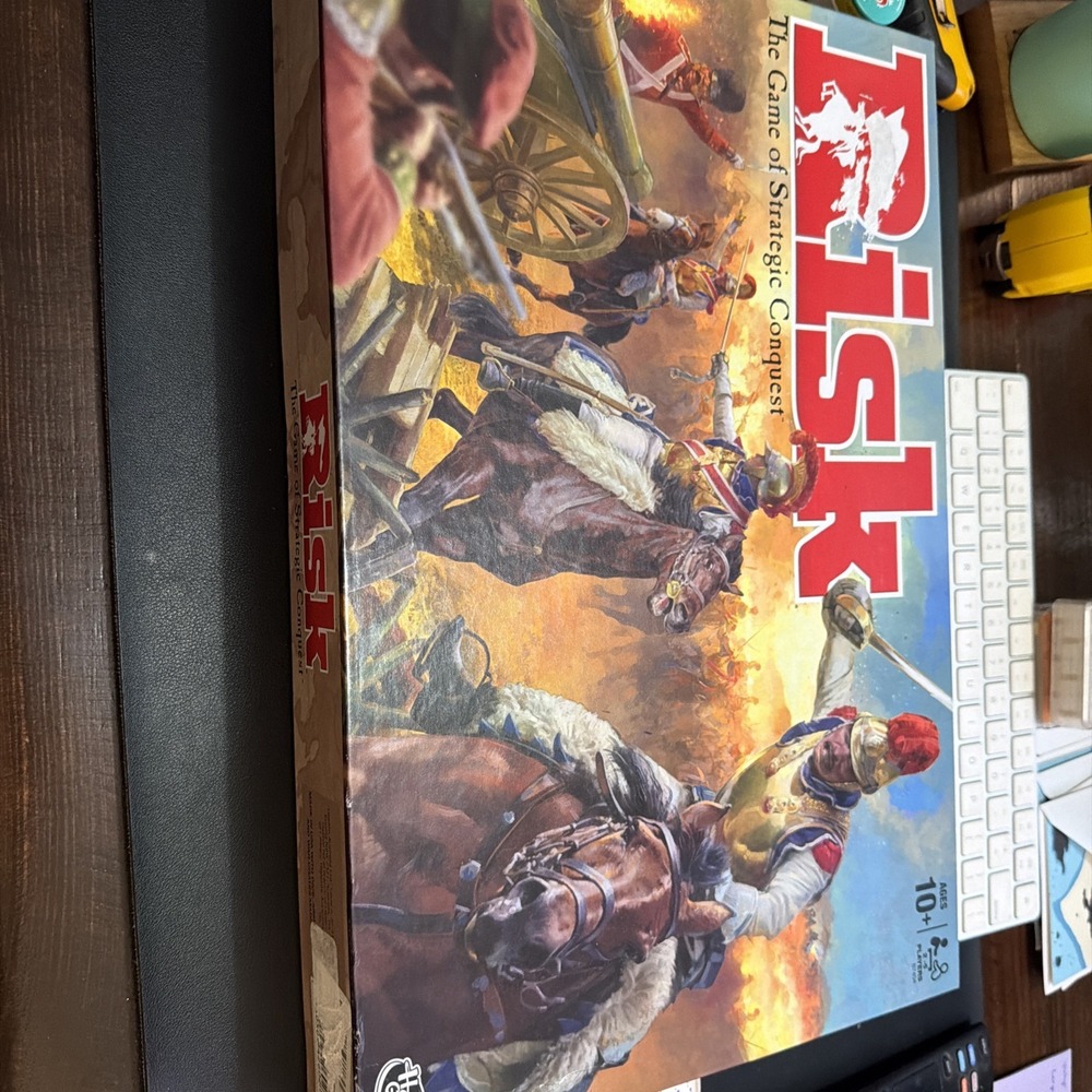 Used Risk Board Game Open Box Complete!